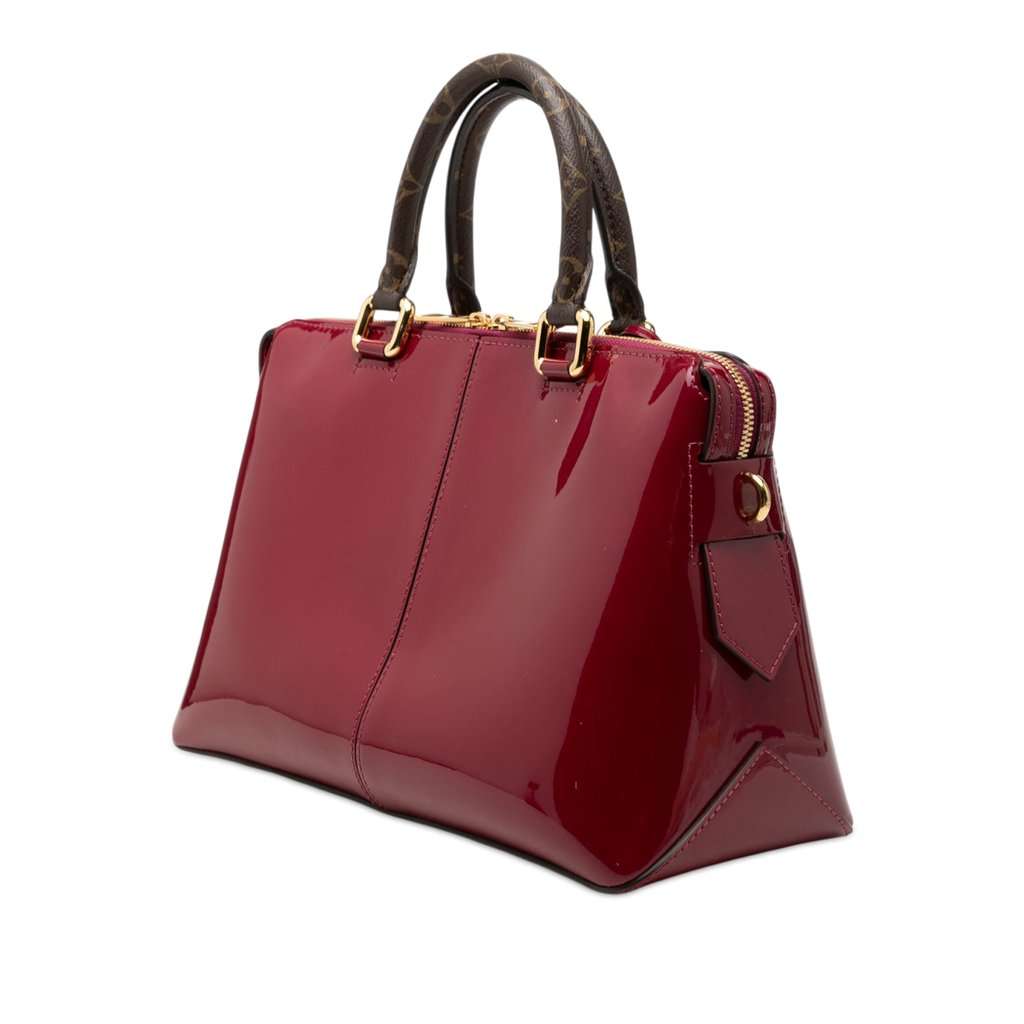 Louis Vuitton Vernis Miroir Tote Purple Leather Very good - Back View