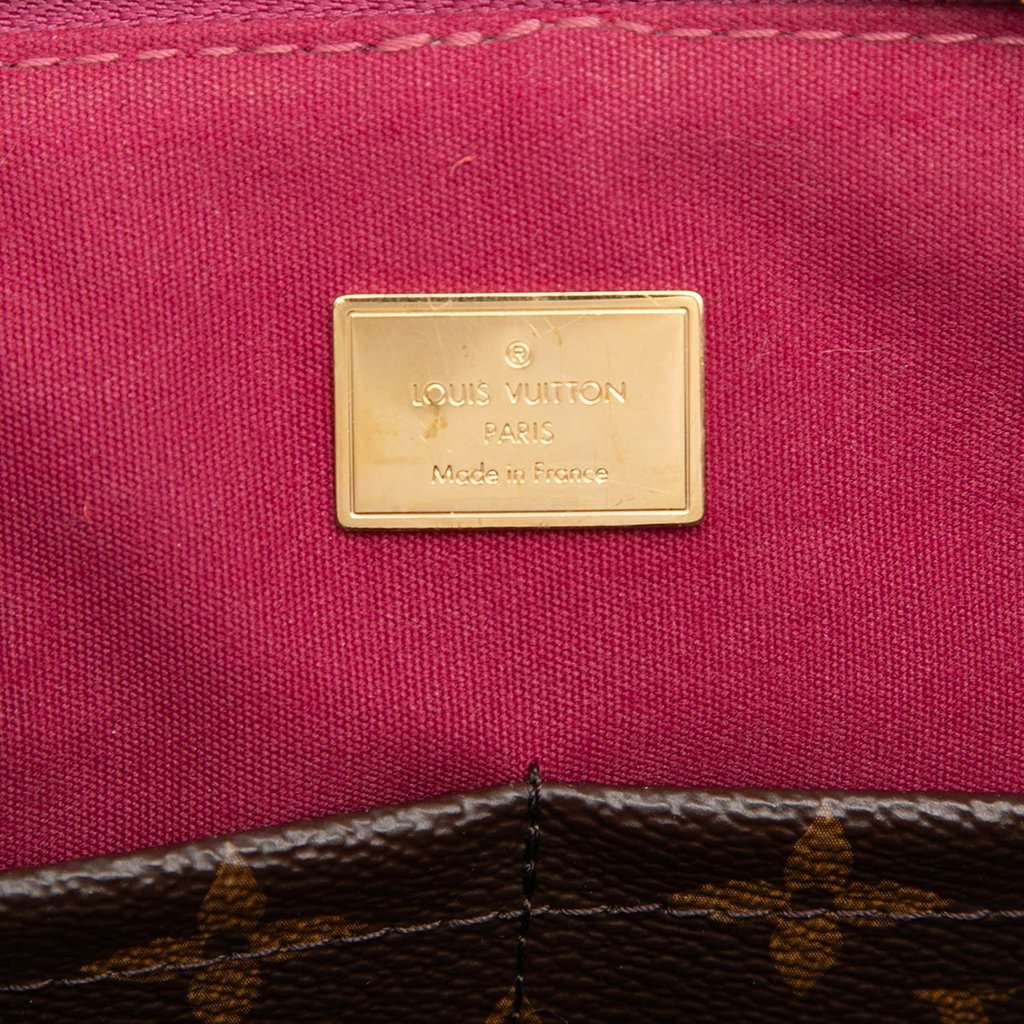 Louis Vuitton Vernis Miroir Tote Purple Leather Very good - Box View