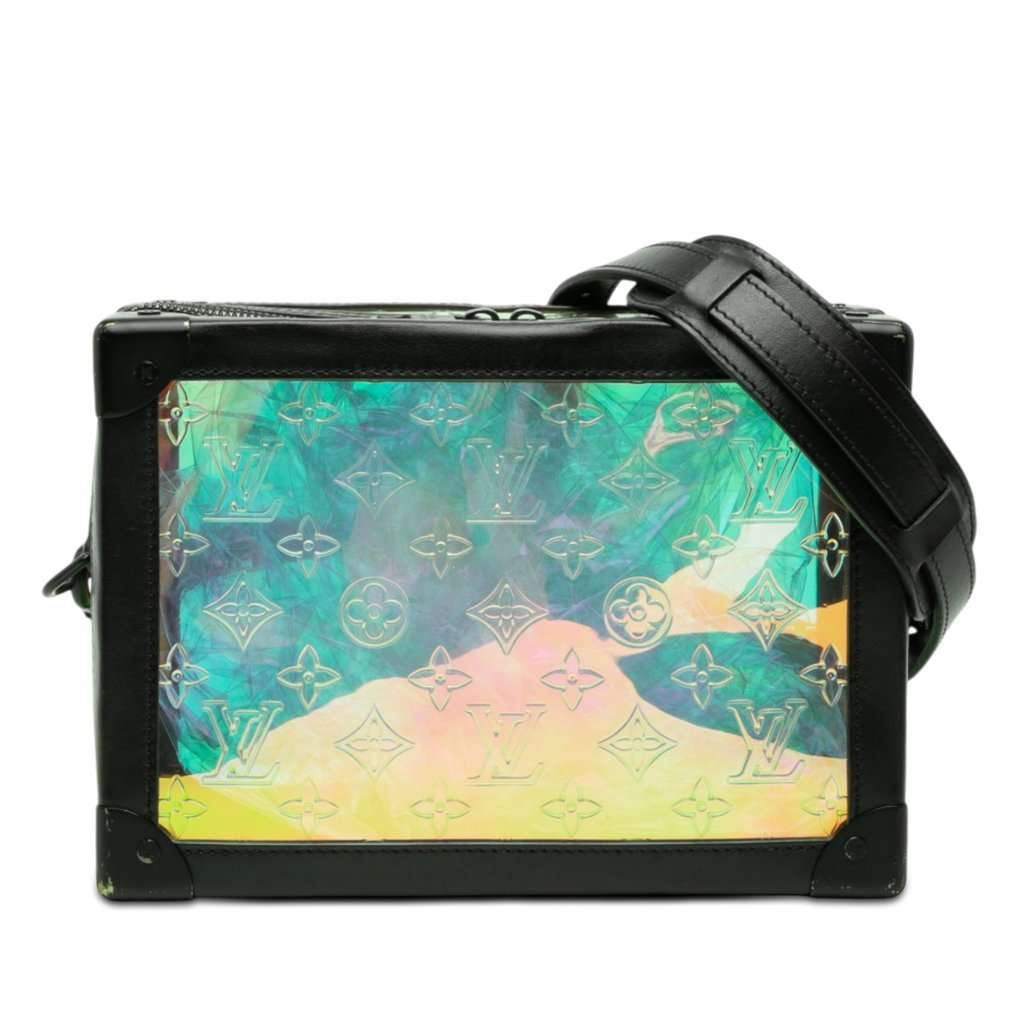 Louis Vuitton Monogram Prism Soft Trunk Black Plastic Very good condition - Front View