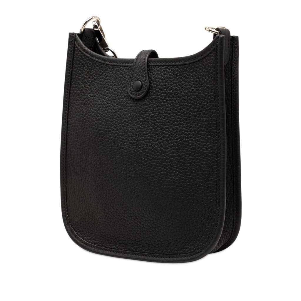 Hermès Clemence Evelyne 16 Amazone Black Leather Very good condition - Back View
