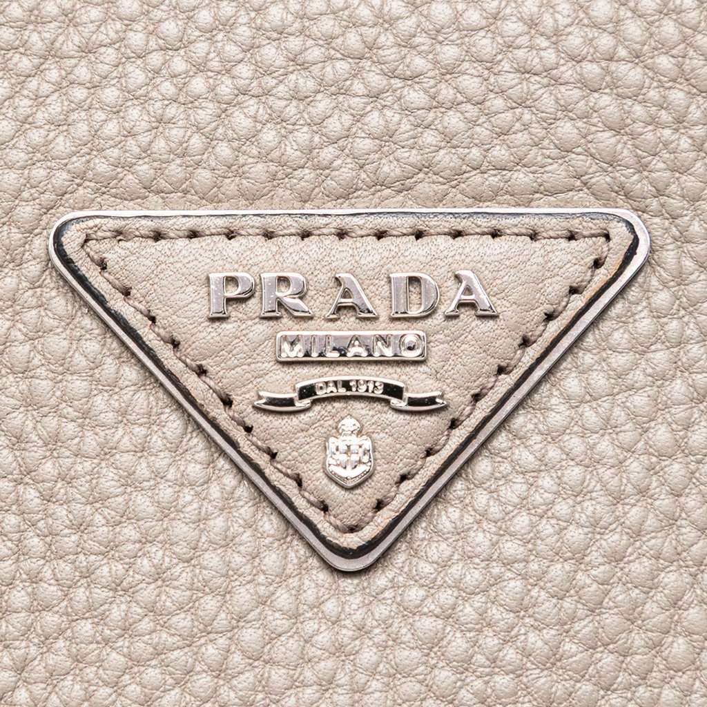 Prada Vitello Daino Open Convertible Tote MultiColor Leather Very good condition - Box View