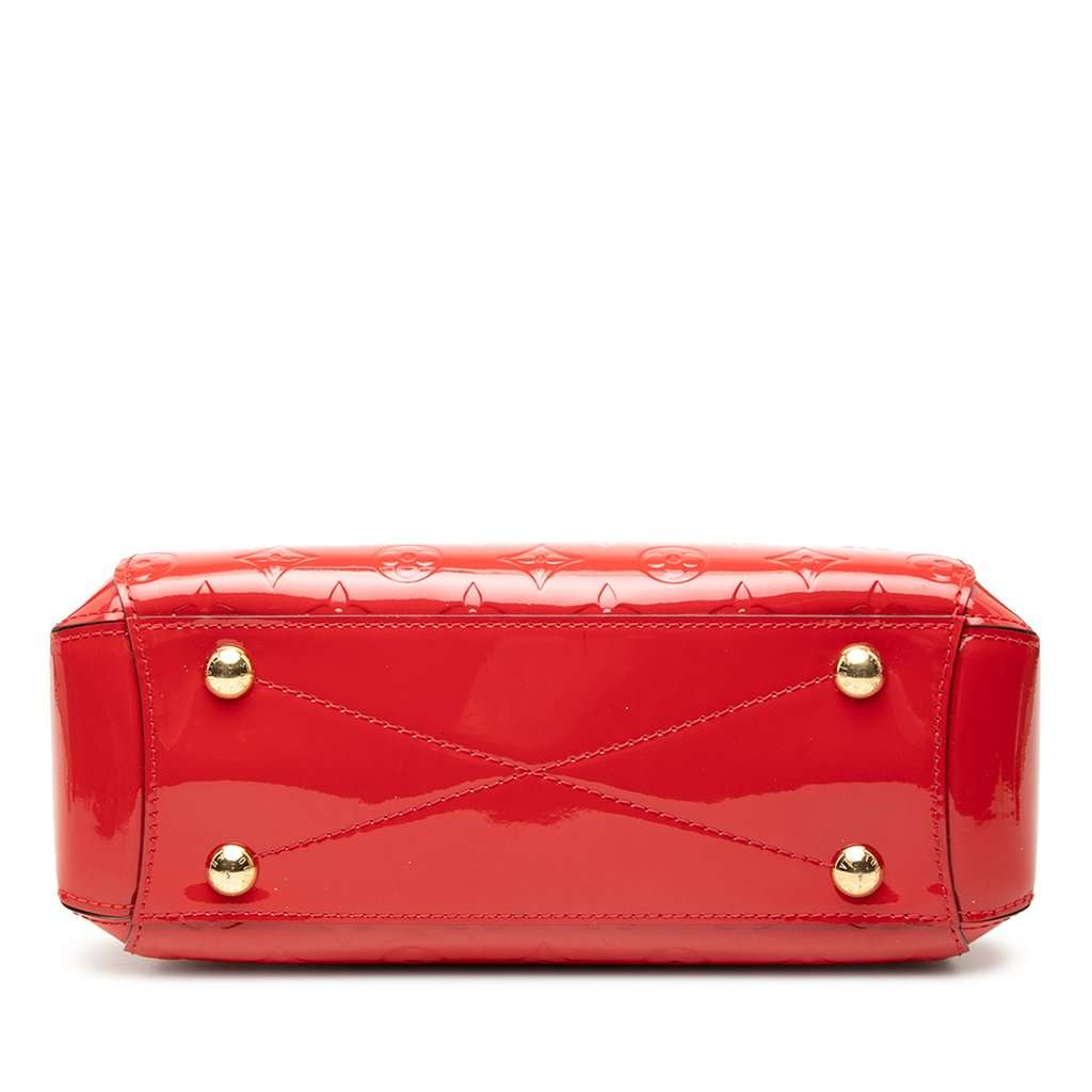 Louis Vuitton Monogram Vernis Montaigne BB Red Leather Very good condition - Inside View