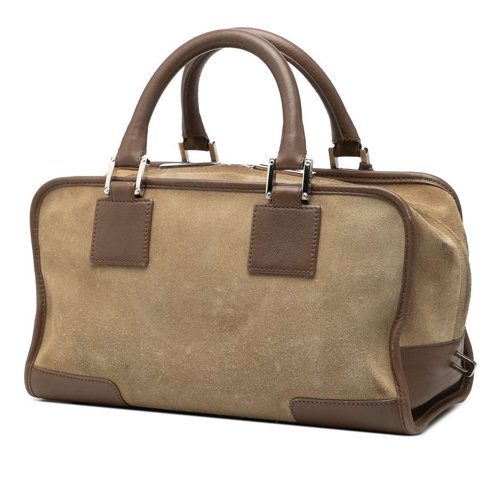 LOEWE Suede Amazona 28 Brown Leather Very good - Back View