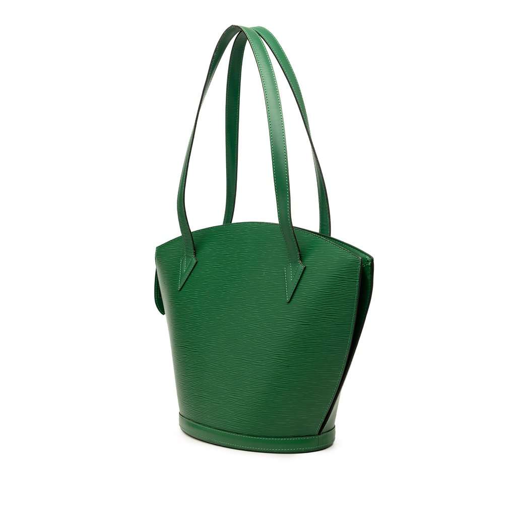 Louis Vuitton Epi Saint Jacques GM Long Strap Green Leather Good condition - Back View