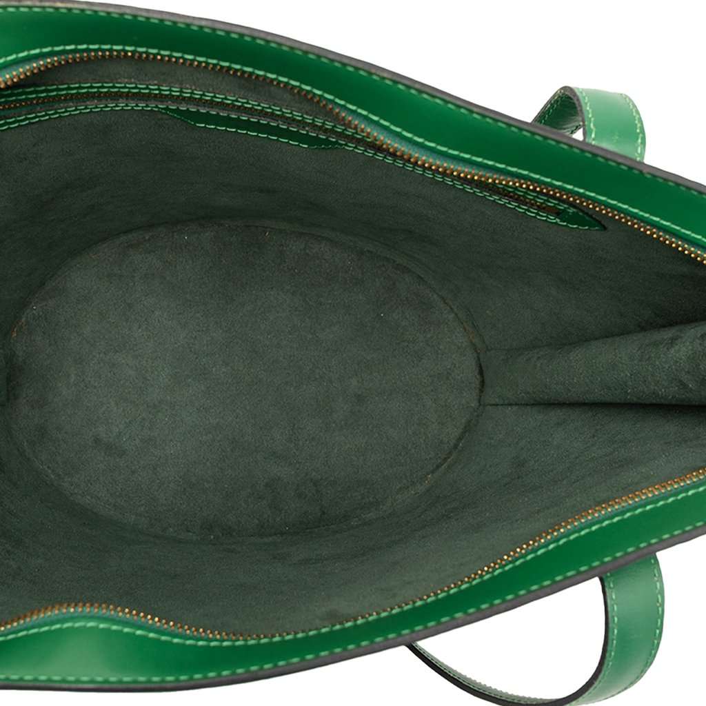 Louis Vuitton Epi Saint Jacques GM Long Strap Green Leather Good condition - Model View
