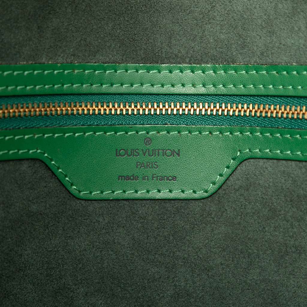 Louis Vuitton Epi Saint Jacques GM Long Strap Green Leather Good condition - Box View