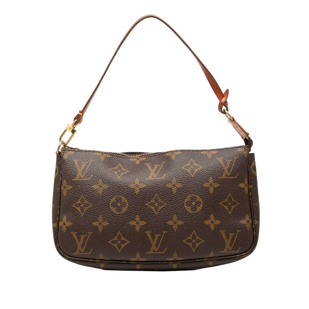 Louis Vuitton Monogram Pochette Accessoires Brown Very good condition - Front View