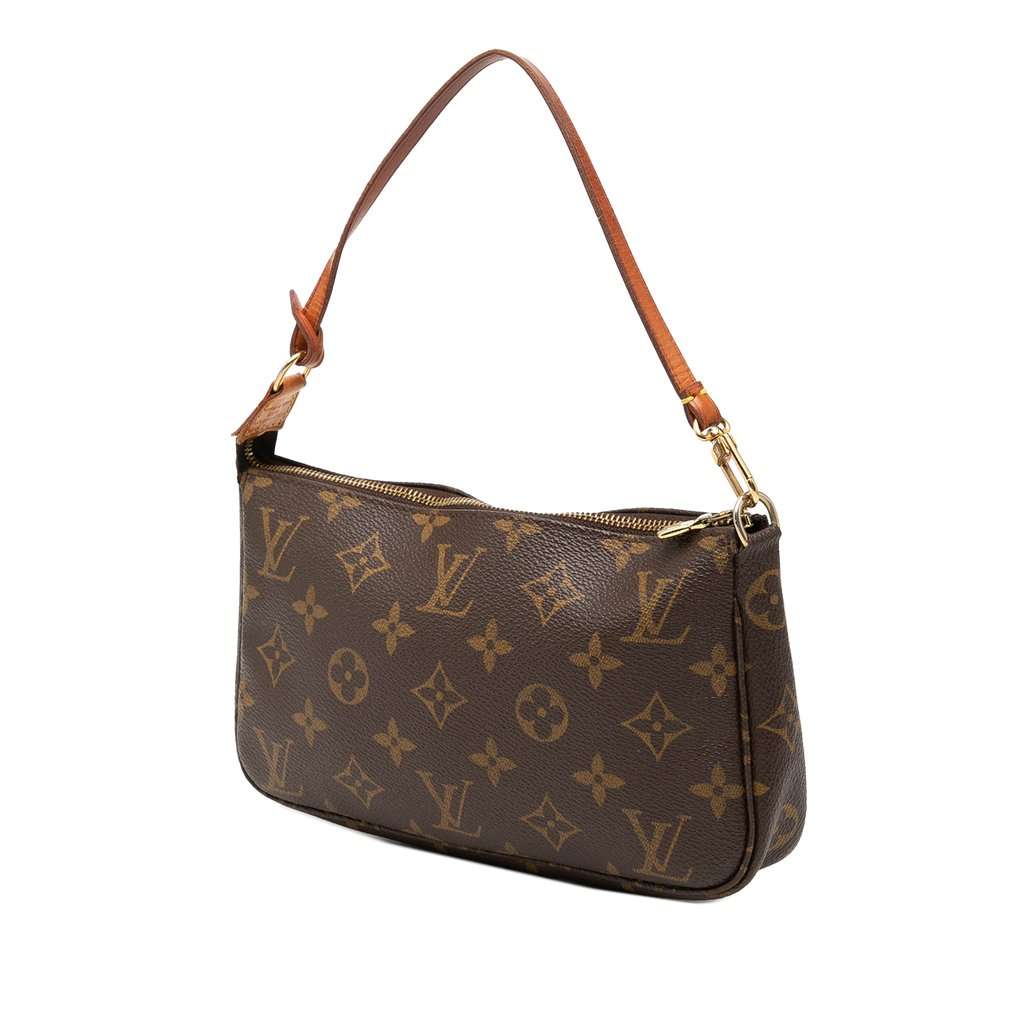 Louis Vuitton Monogram Pochette Accessoires Brown Very good condition - Back View