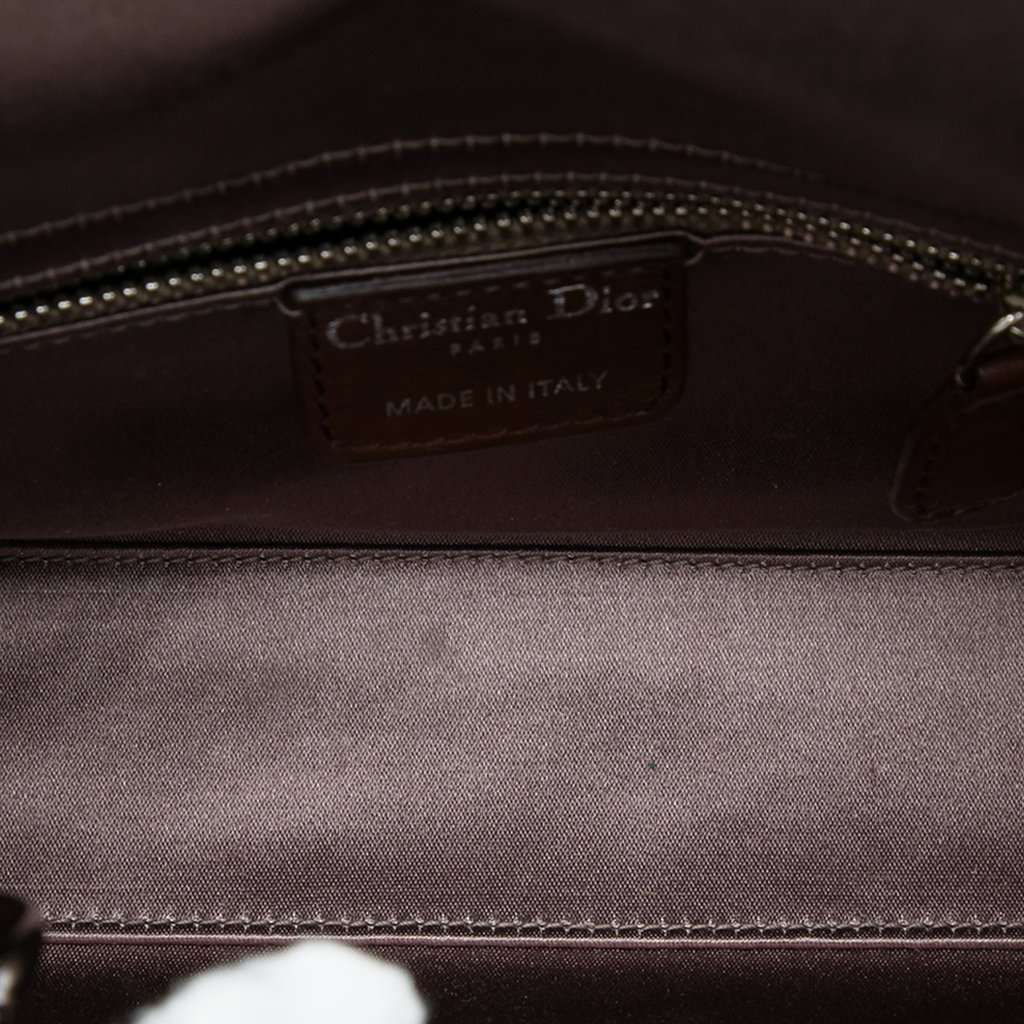 Dior Mini Satin Cannage Crystal Embellished Lady Dior MultiColor Very good - Model View