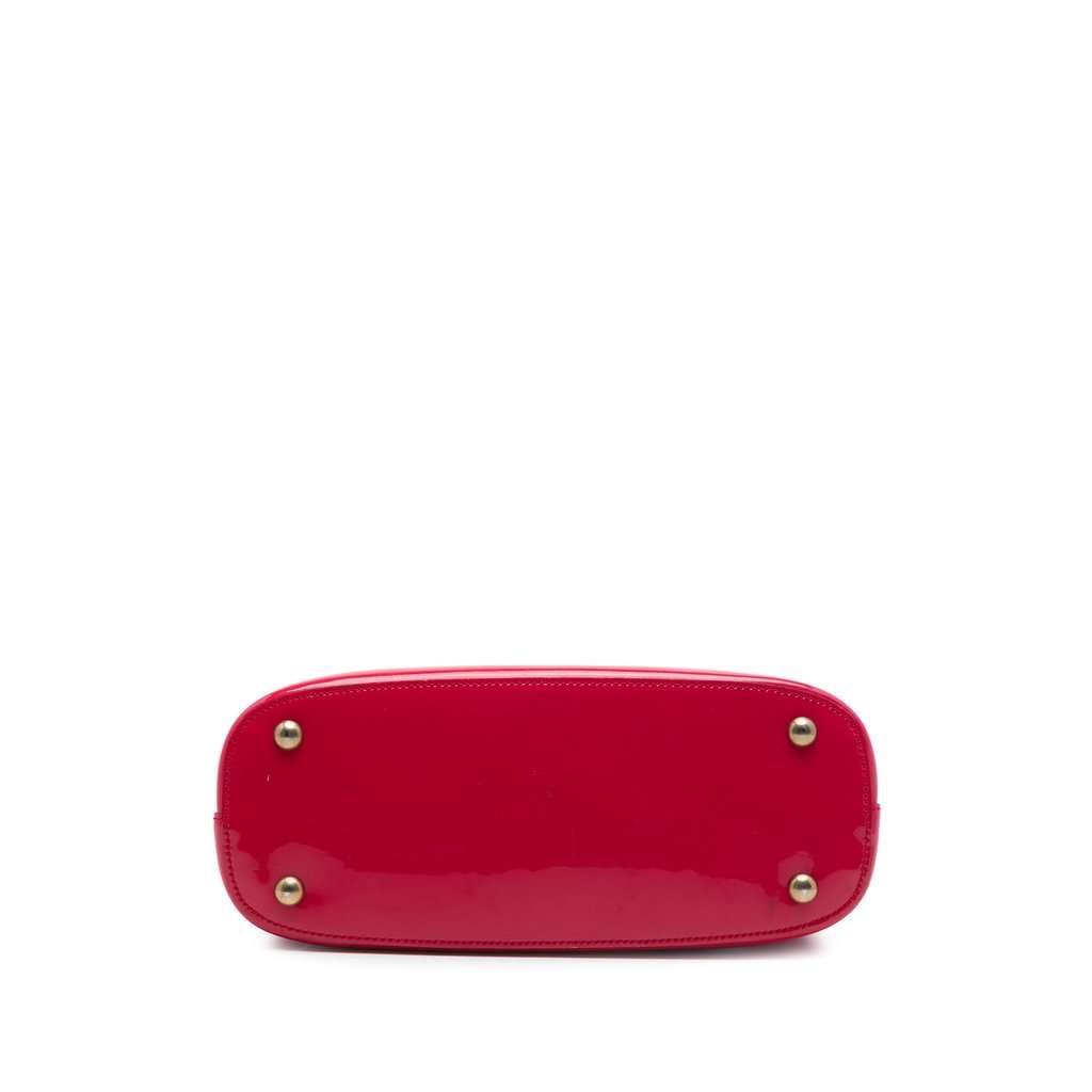 Gucci Patent Bright Bit Satchel Pink Leather Very good - Inside View