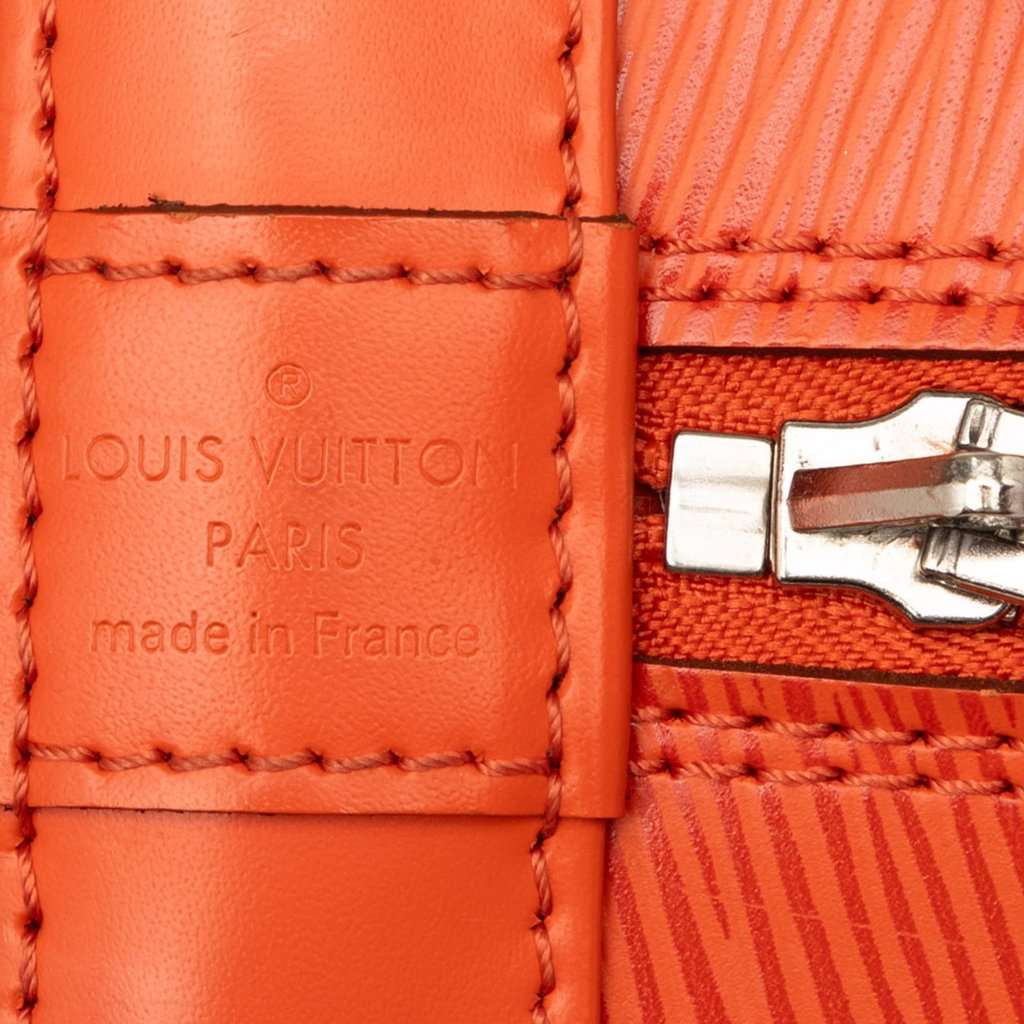 Louis Vuitton Epi Alma PM Orange Leather Very good - Box View