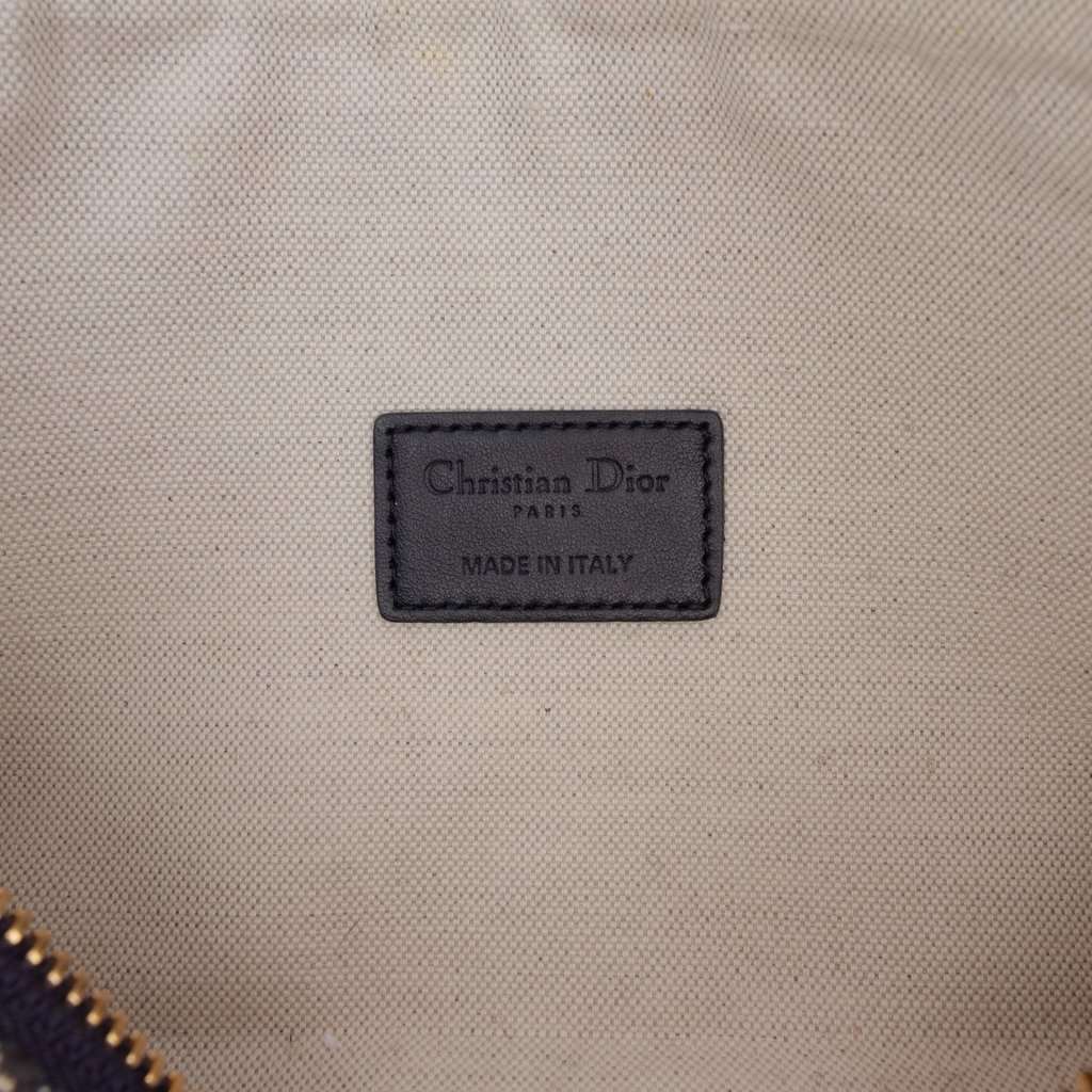 Dior Medium Oblique Canvas Diortravel Nomad Pouch Blue Very good condition - Box View