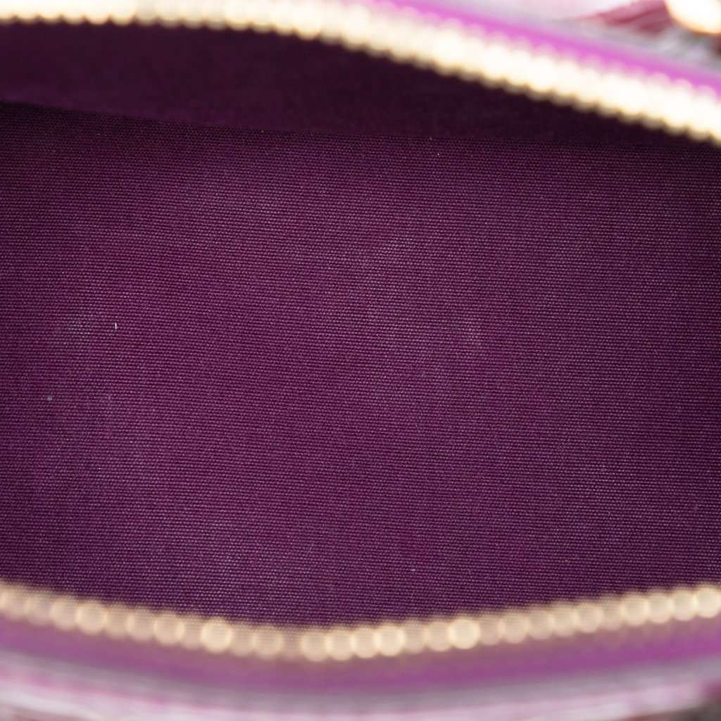 Louis Vuitton Monogram Vernis Alma BB Purple Leather Very good condition - Model View