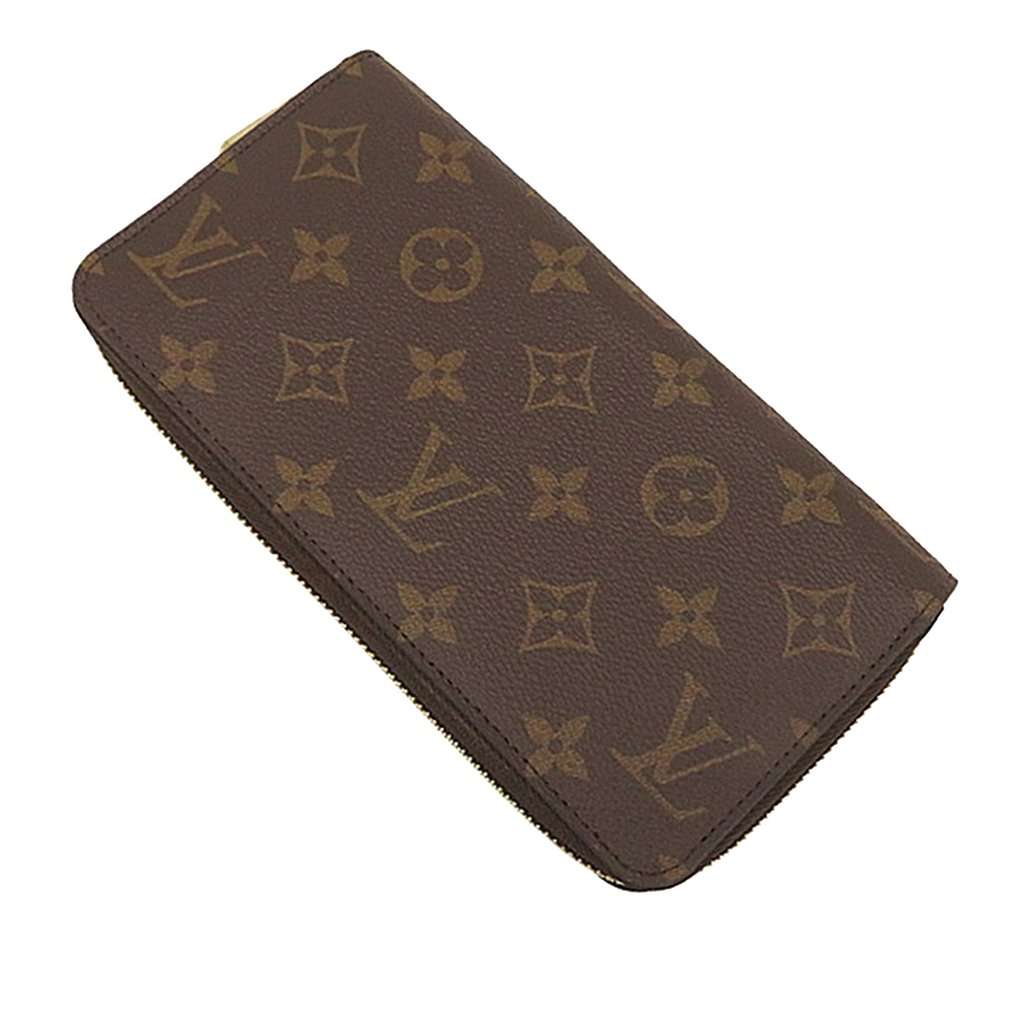 Louis Vuitton Monogram Zippy Long Wallet Brown Very good condition - Back View