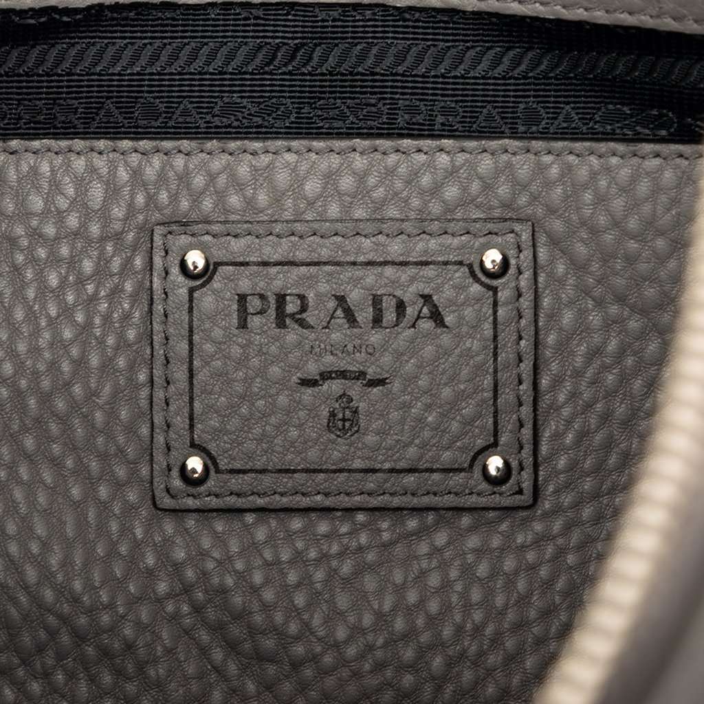 Prada Vitello Daino Zip Top Satchel MultiColor Leather Very good condition - Box View