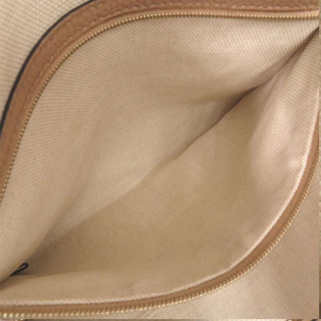 Gucci Medium Calfskin Soho Chain Tote Beige Leather Very good condition - Box View