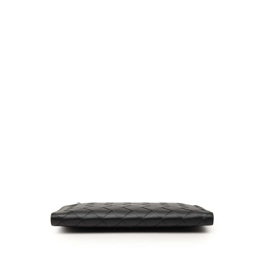 Bottega Veneta Nappa Maxi Intrecciato Document Case Black Leather Very good condition - Inside View