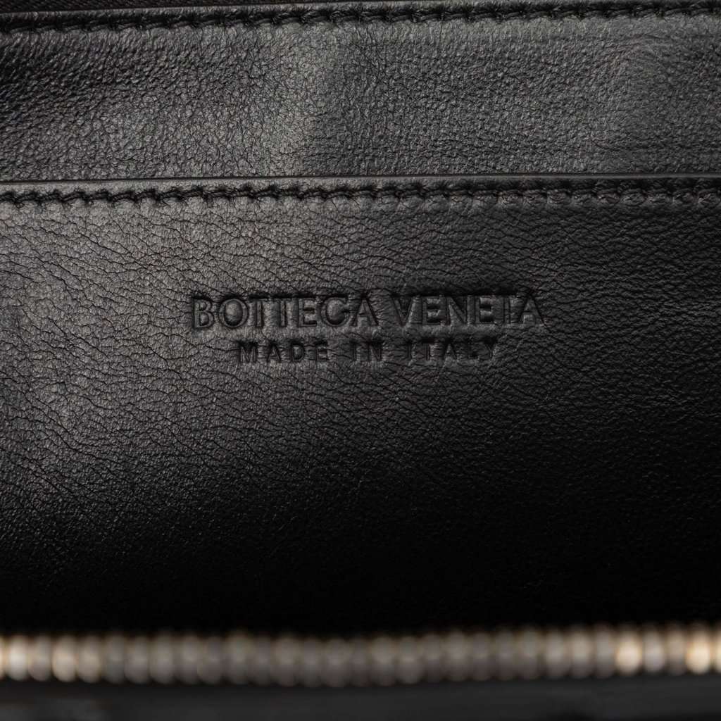 Bottega Veneta Nappa Maxi Intrecciato Document Case Black Leather Very good condition - Box View