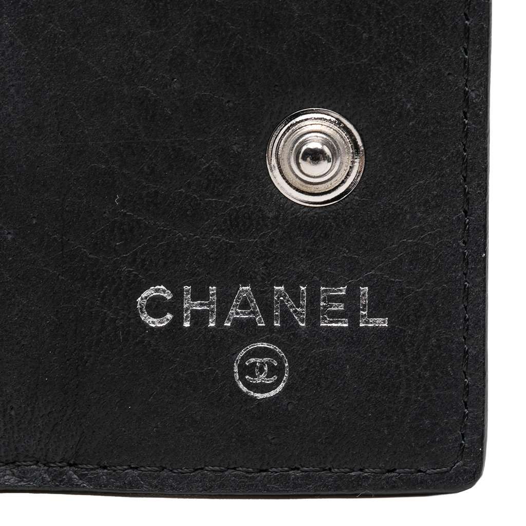 Chanel CC Calfskin Key Holder Case Black Leather Very good condition - Box View