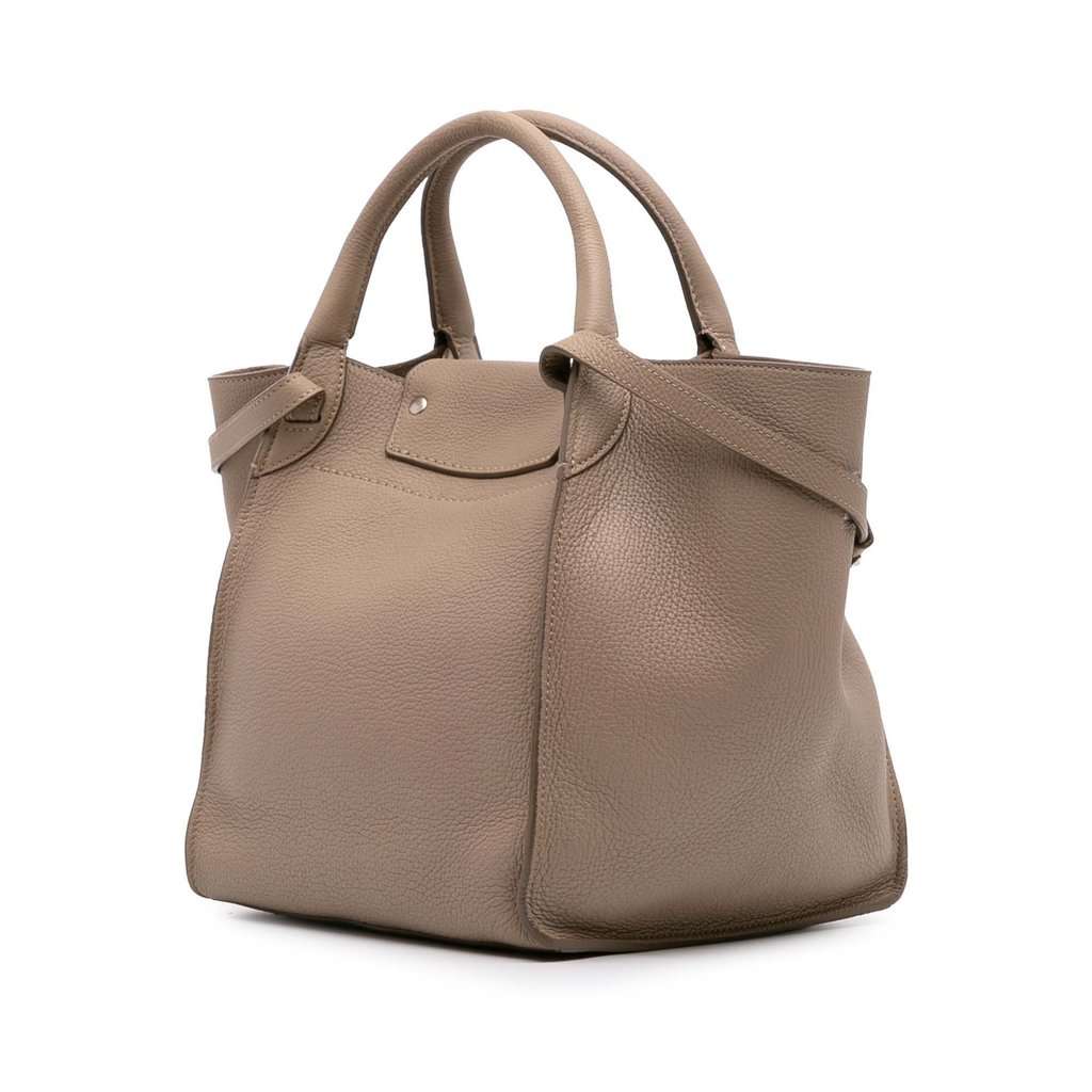 Celine Small Grained Calfskin Big Bag Brown Leather Very good - Back View
