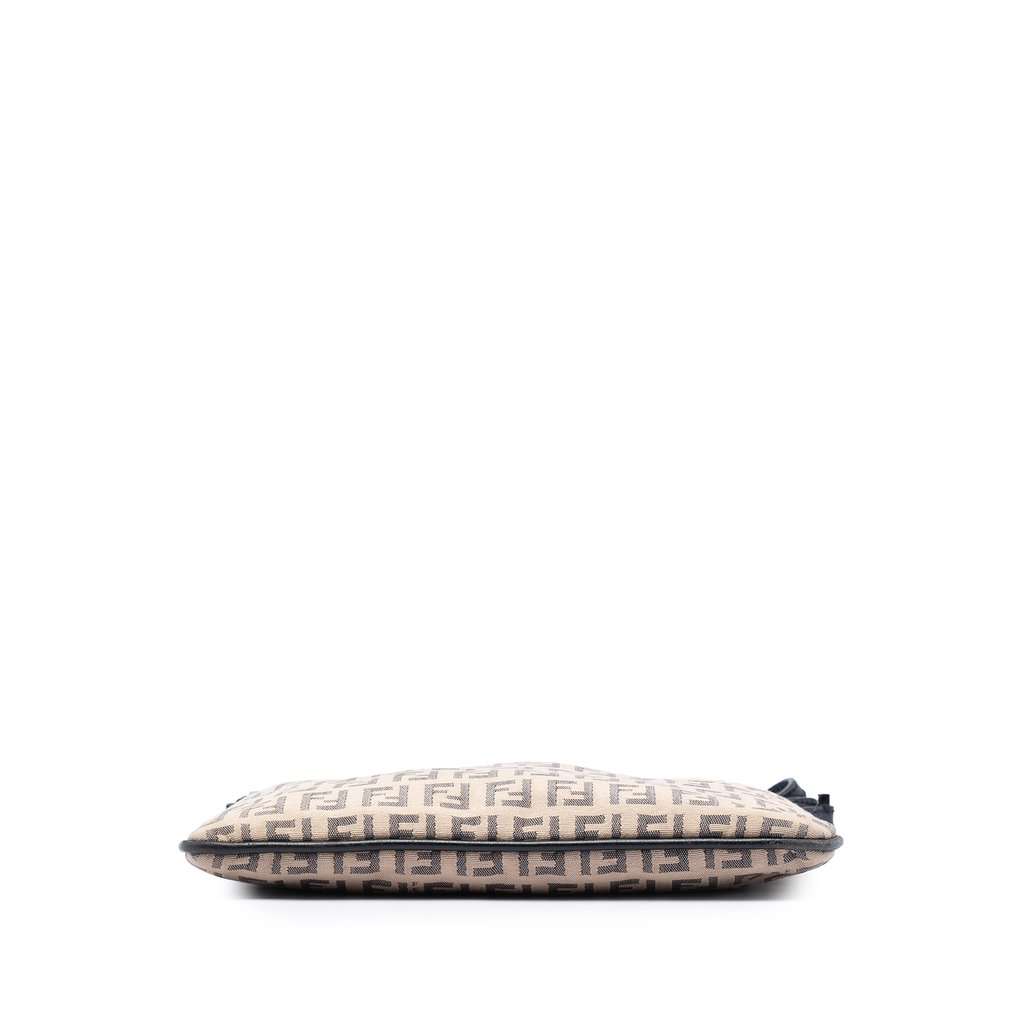 Fendi Zucchino Canvas Crossbody Beige Very good condition - Inside View