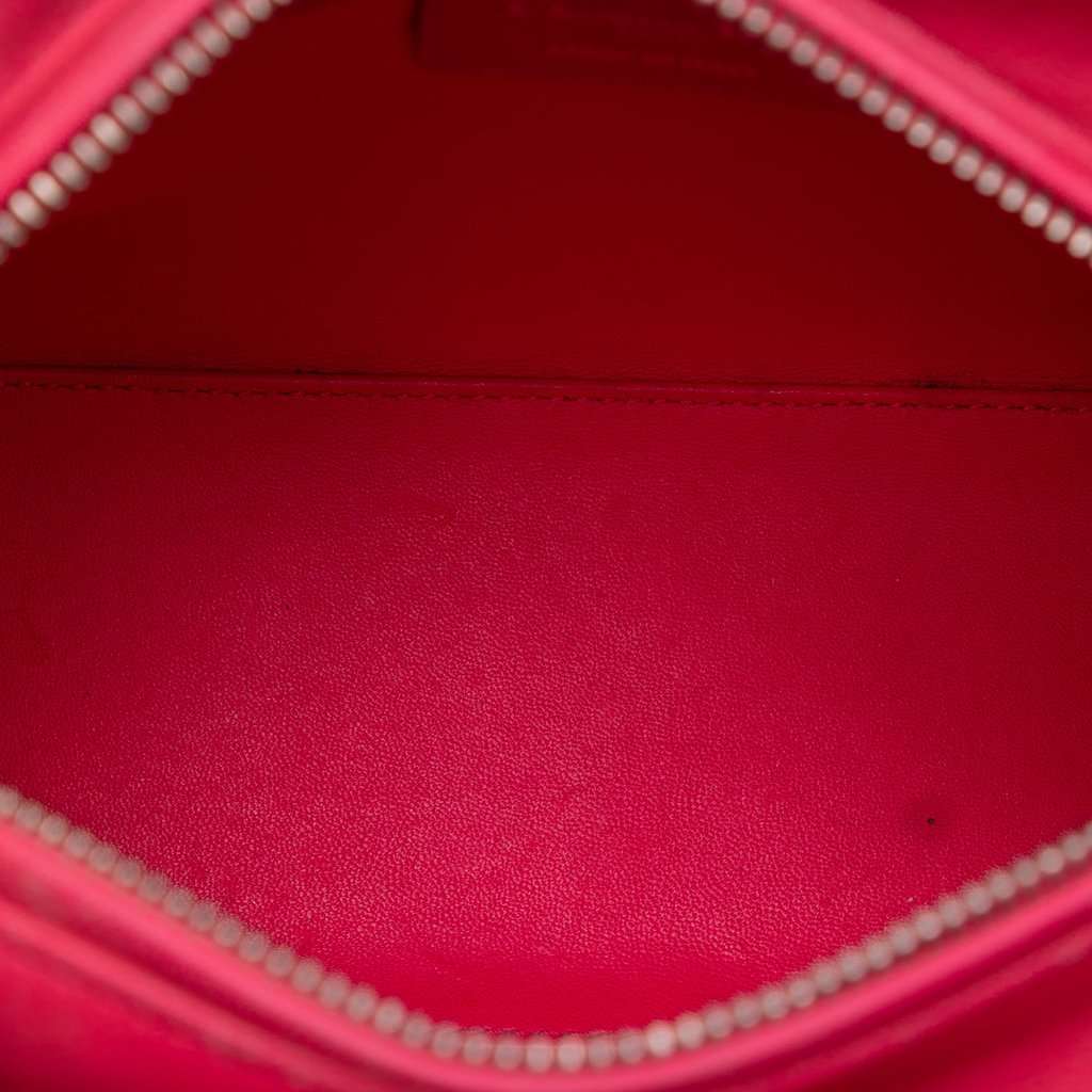 Dior Medium Ultra Matte Calfskin Cannage Embossed Lady Dior Pink Leather Very good condition - Model View