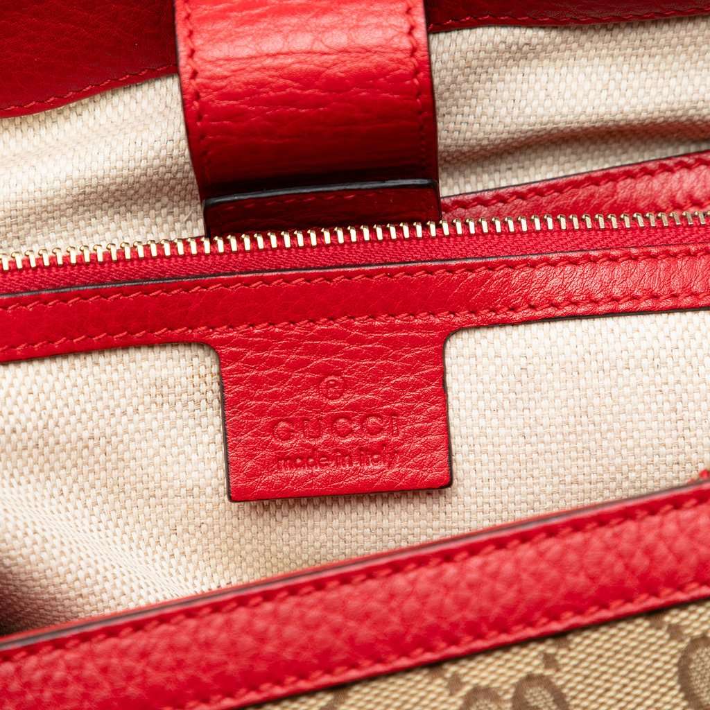 Gucci GG Canvas Bamboo Diana Tote Beige Very good condition - Box View