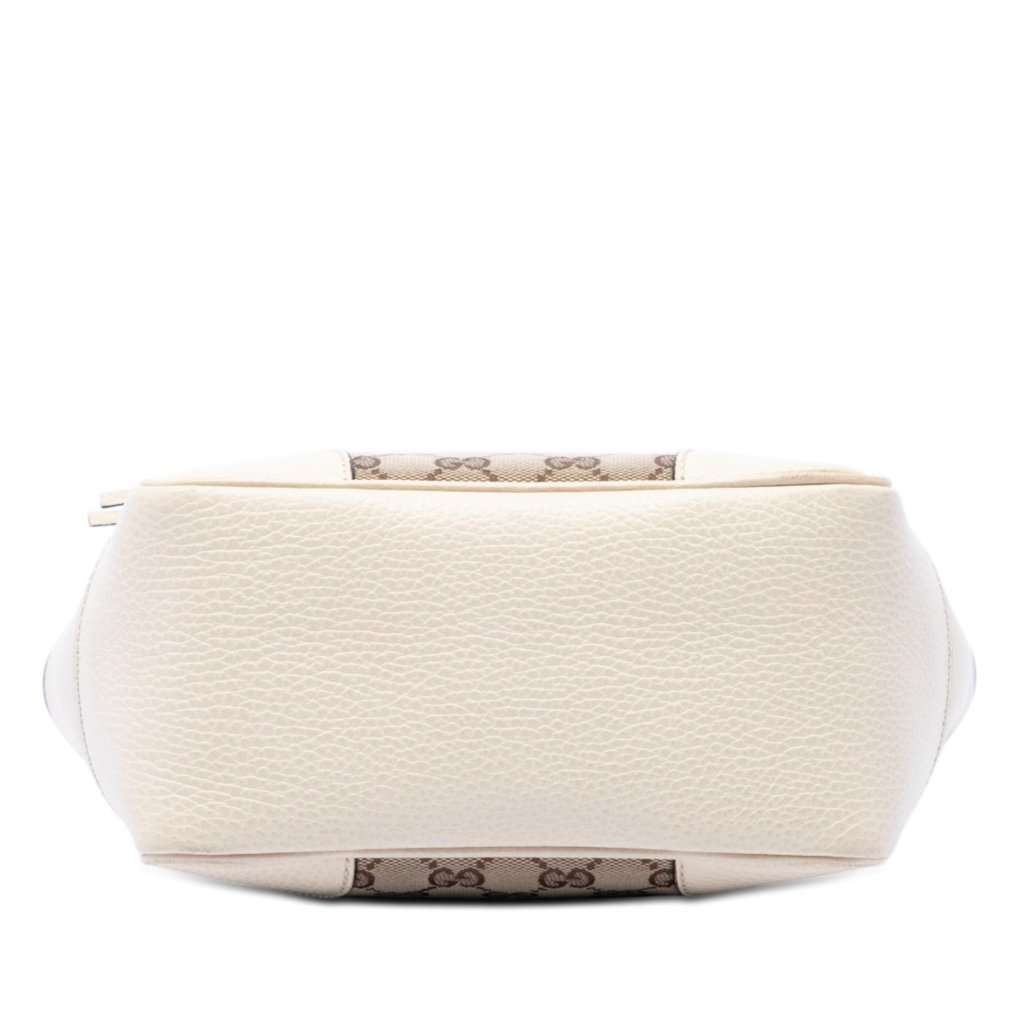 Gucci Small GG Canvas Bree Satchel Beige Very good - Inside View