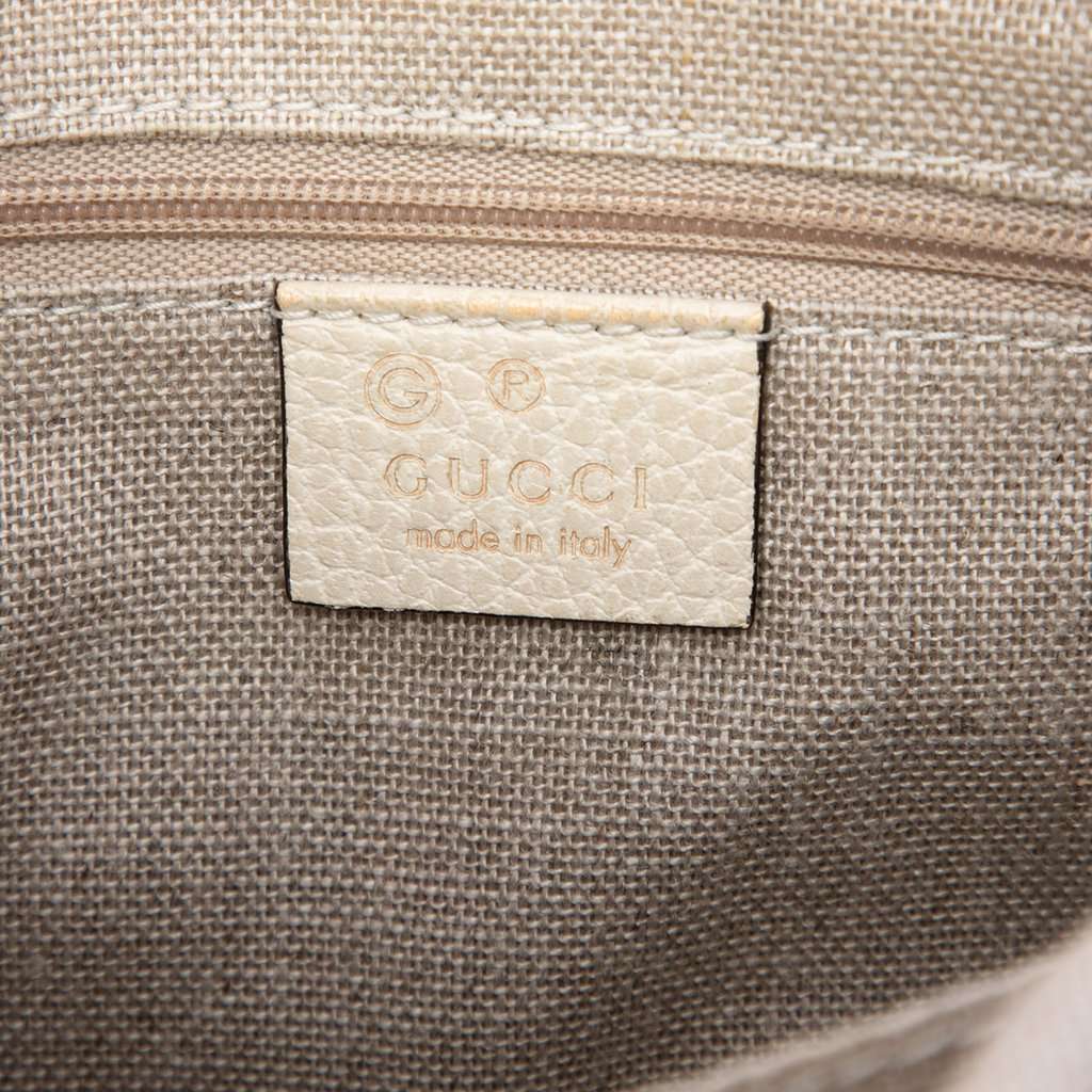 Gucci Small GG Canvas Bree Satchel Beige Very good - Box View