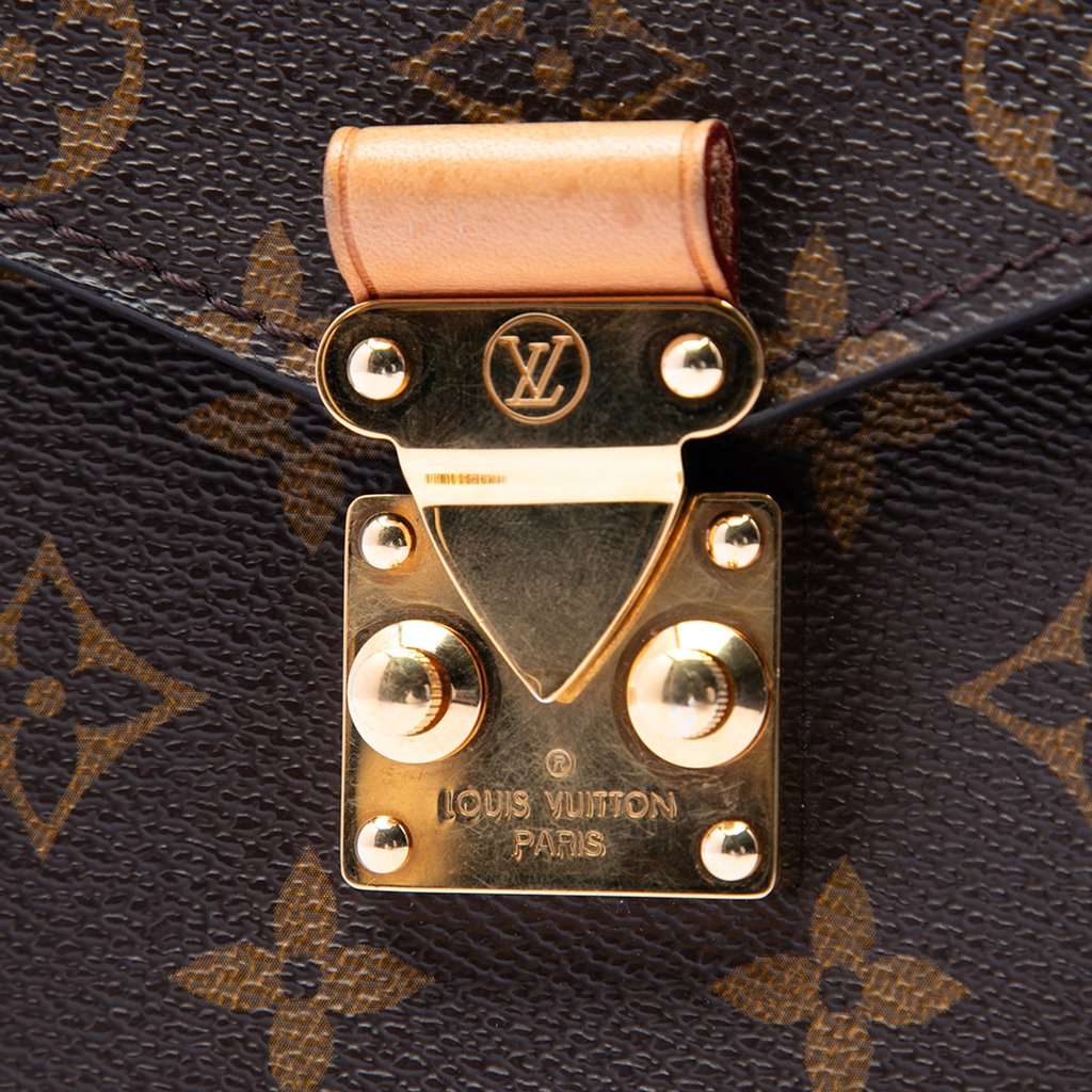 Louis Vuitton Monogram Pochette Metis Brown Very good condition - Box View