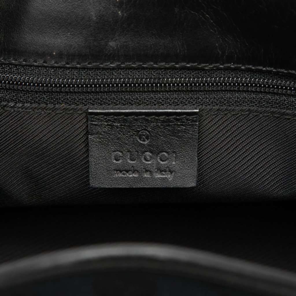 Gucci GG Canvas Jackie Bardot Shoulder Bag Blue Very good - Box View