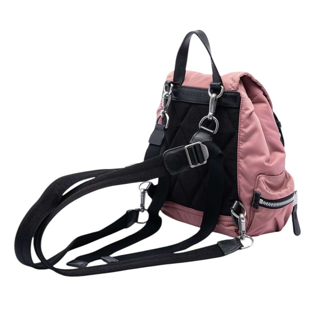 Burberry Mini Nylon Rucksack Pink Very good condition - Back View