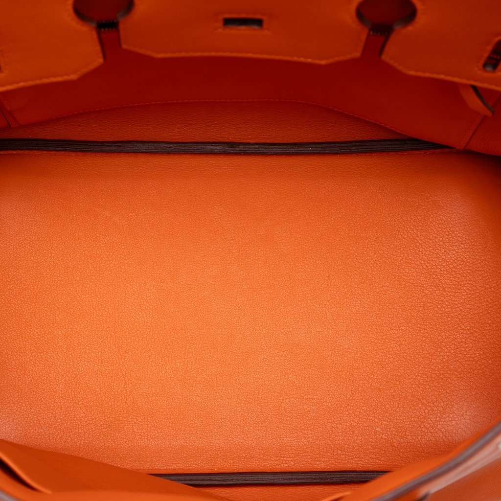 Hermès Swift Birkin Retourne 35 Orange Leather Very good - Model View