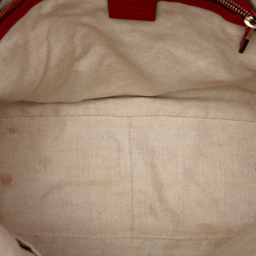 Gucci GG Canvas Bamboo Diana Satchel Beige Very good condition - Model View