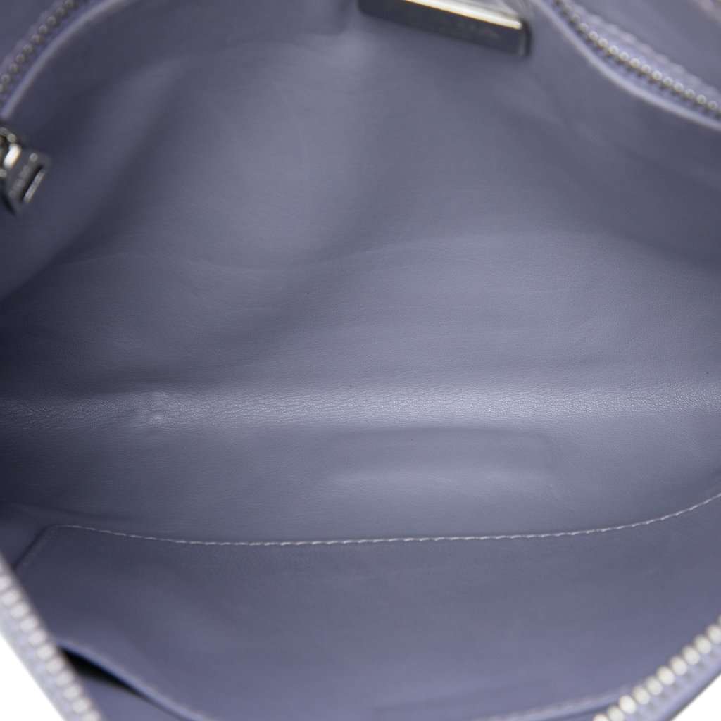 Prada Tricolor Saffiano Clutch Purple Leather Very good condition - Model View