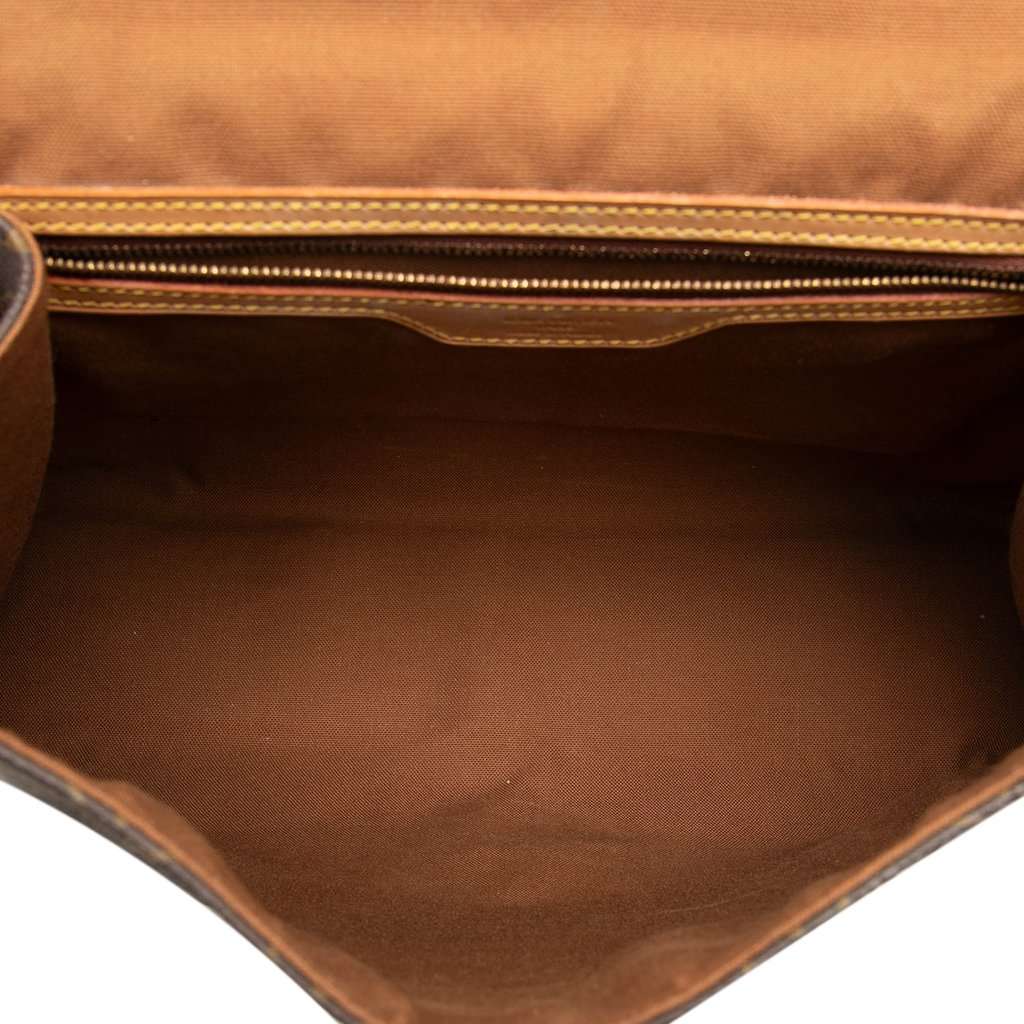 Louis Vuitton Monogram Beverly Briefcase MM Brown Good condition - Model View