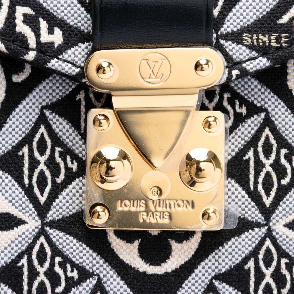 Louis Vuitton Monogram Jacquard Since 1854 Pochette Metis Black Very good - Box View