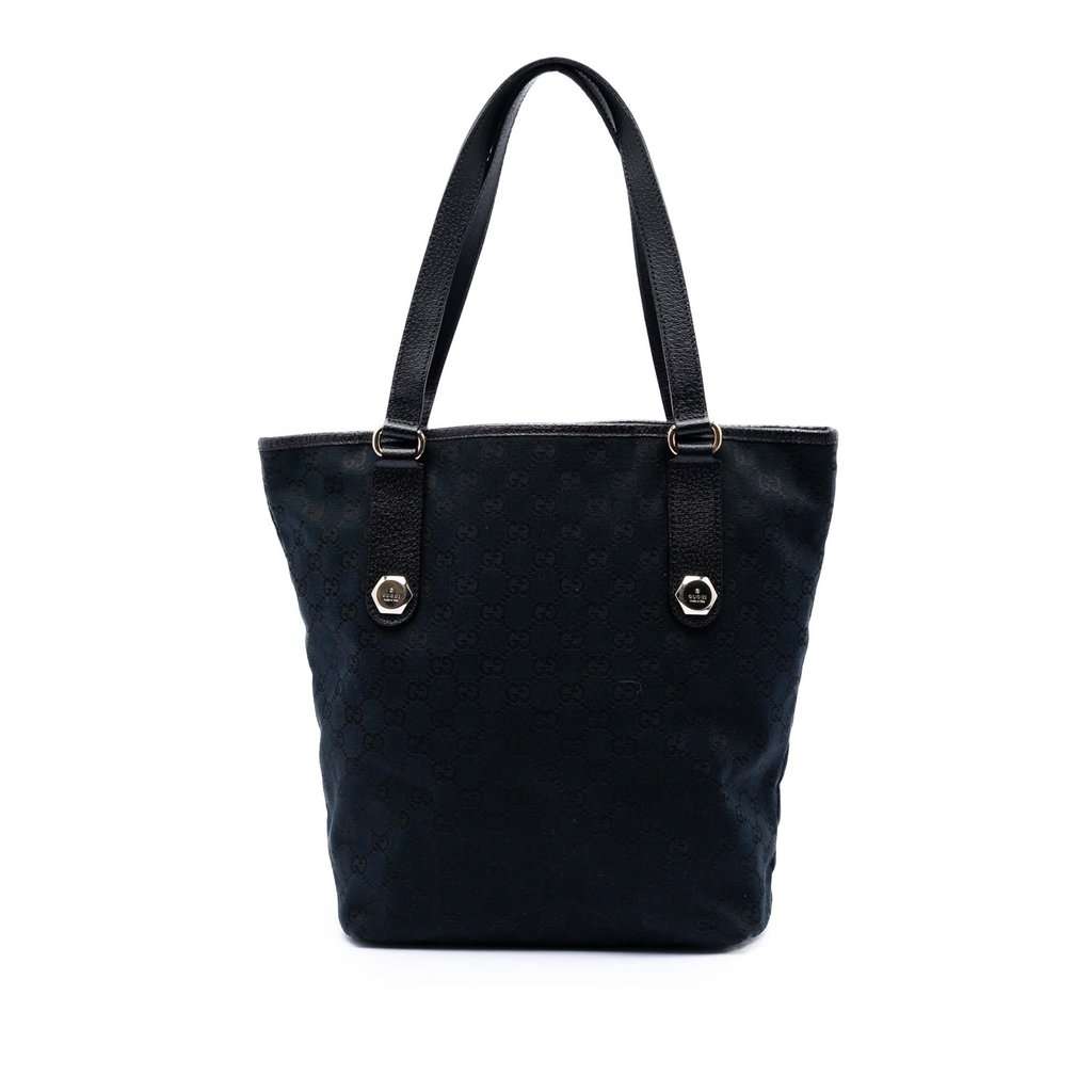 Gucci GG Canvas Charmy Tote Blue Very good condition - Front View