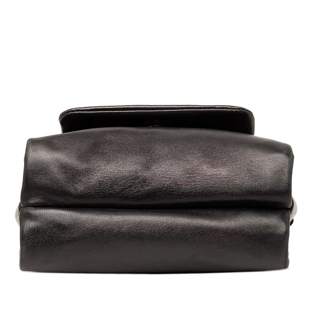 Versace Leather La Medusa Satchel Black Leather Very good - Inside View