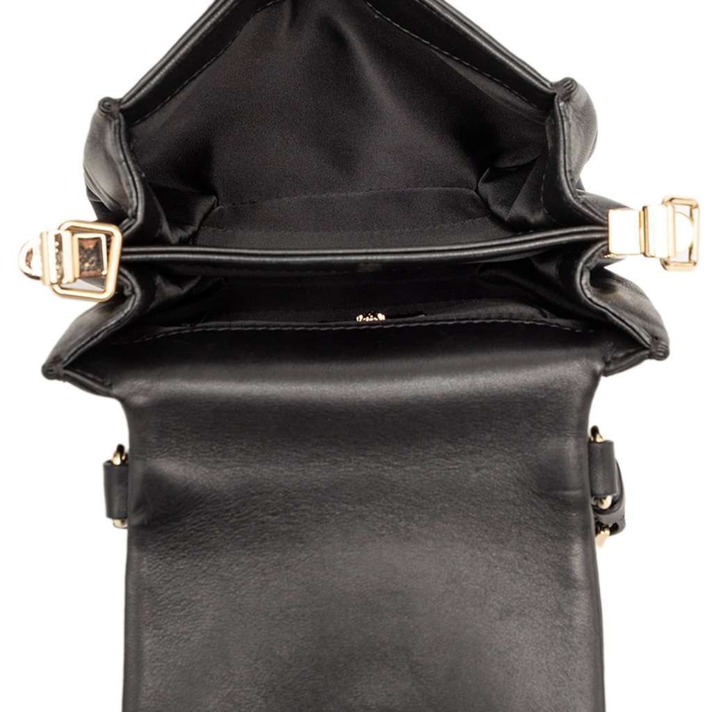 Versace Leather La Medusa Satchel Black Leather Very good - Model View