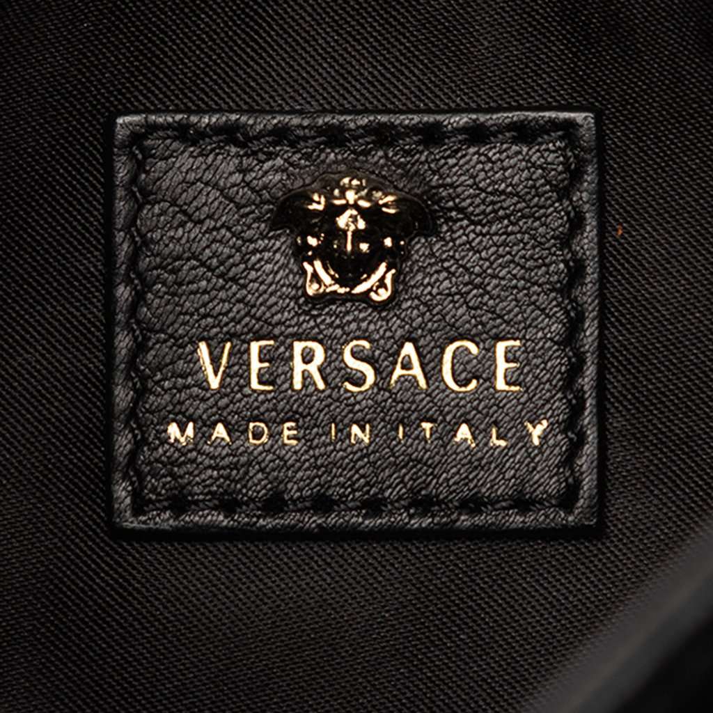 Versace Leather La Medusa Satchel Black Leather Very good - Box View