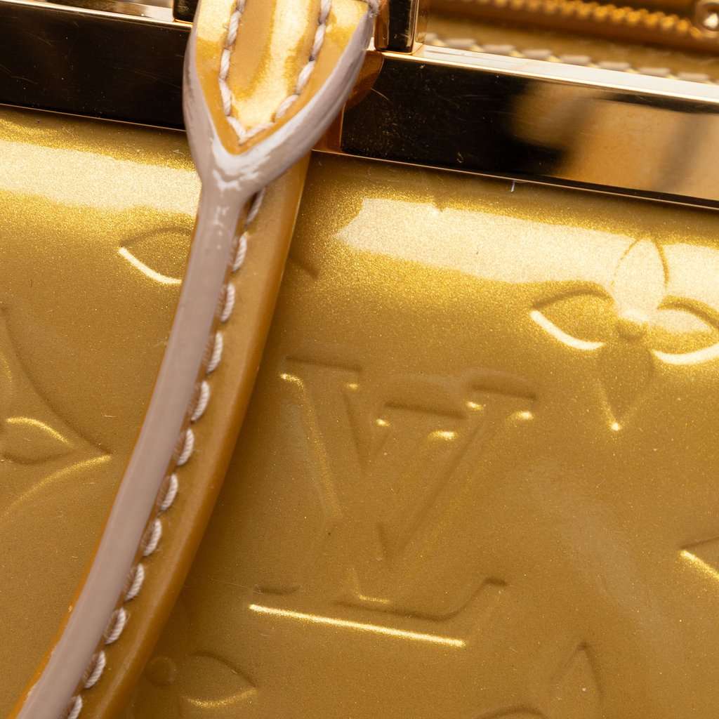 Louis Vuitton Monogram Vernis Deesse GM Gold Leather Very good condition - Box View