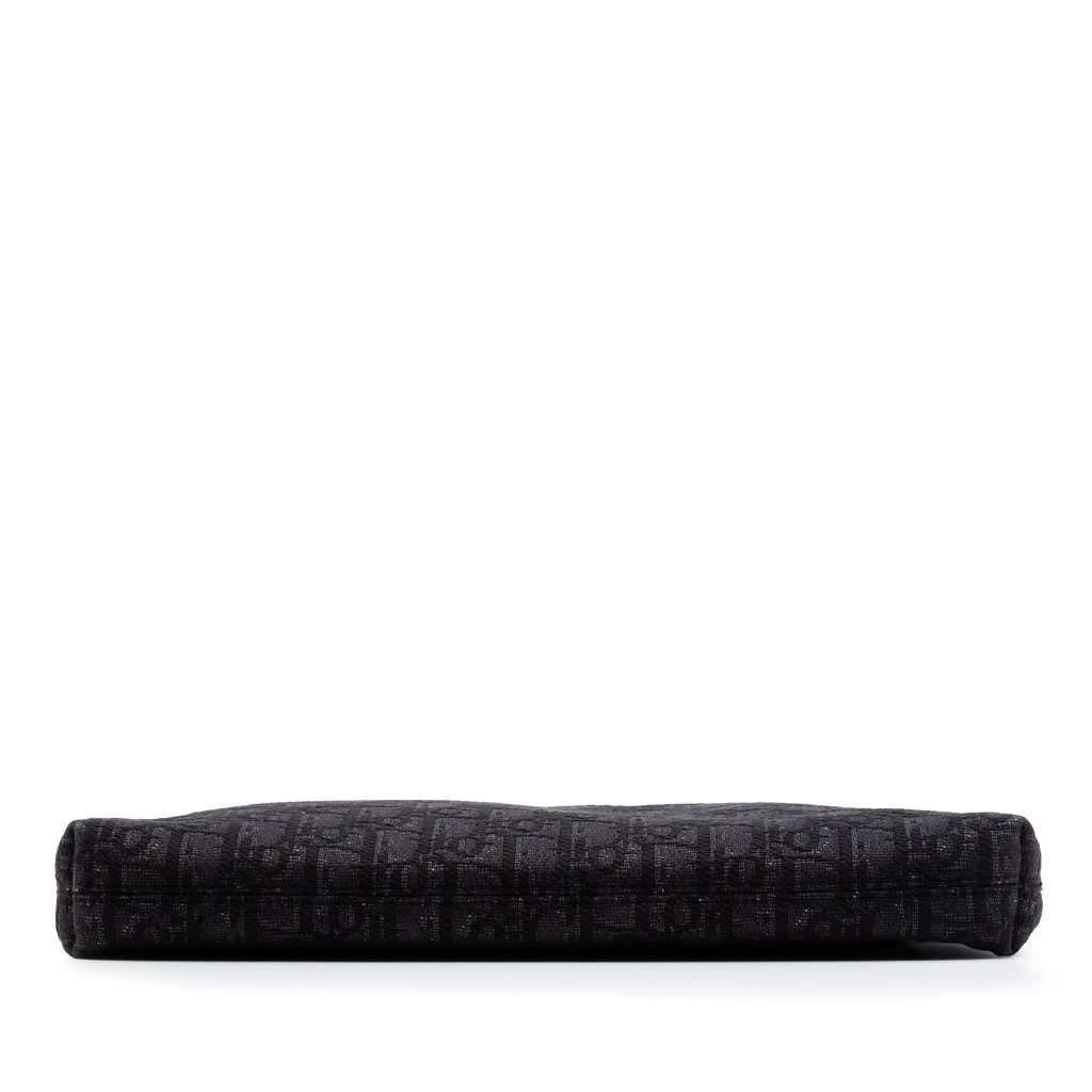 Dior Oblique Canvas A4 Zipped Pouch Black Very good condition - Inside View