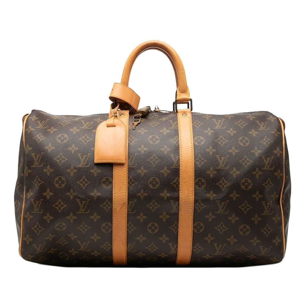 Louis Vuitton Monogram Keepall 45 Brown Good condition - Front View