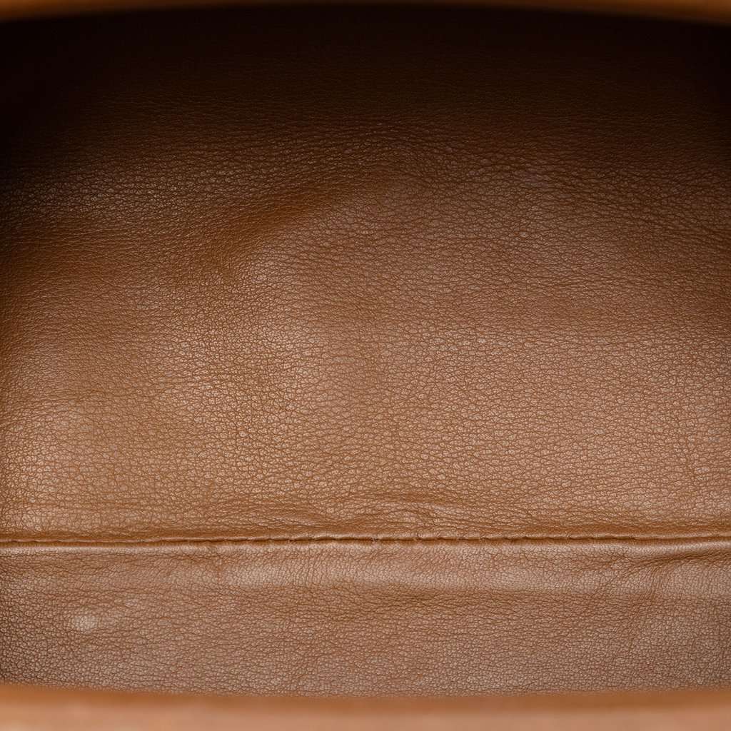 Bottega Veneta Lambskin The Mini Pouch Brown Leather Very good - Model View