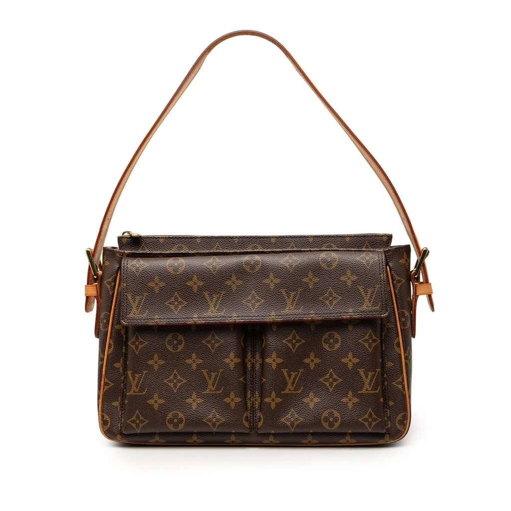 Louis Vuitton Monogram Viva Cite GM Brown Very good condition - Front View