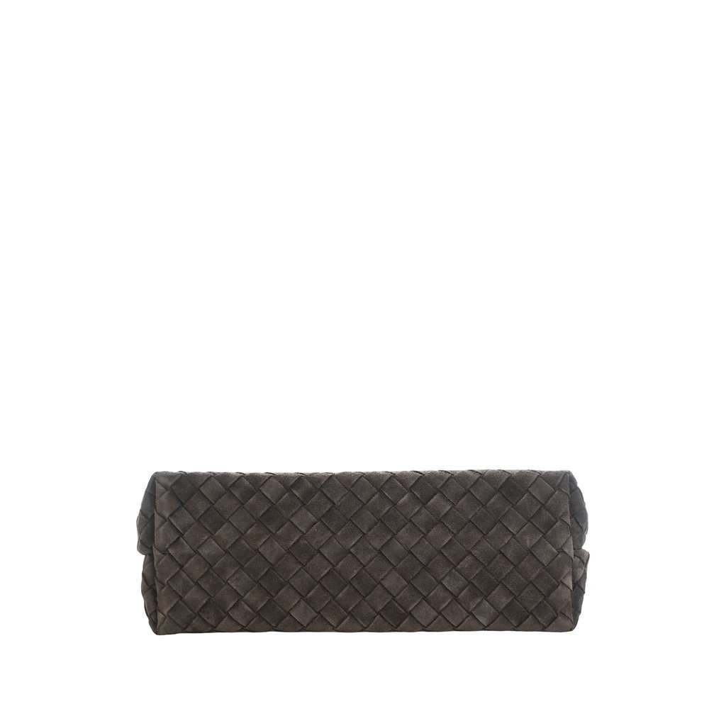 Bottega Veneta Medium Suede Intrecciato Andiamo Bag Brown Leather Very good condition - Inside View