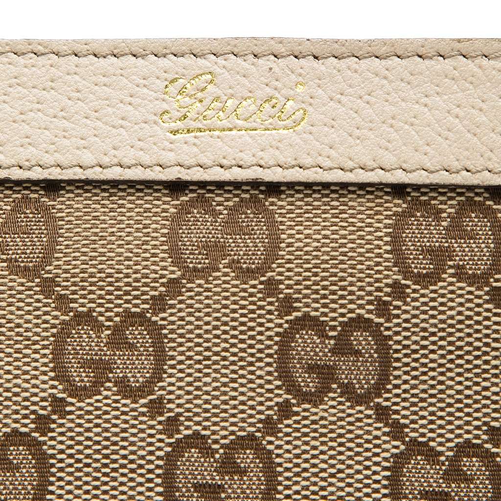 Gucci GG Canvas Abbey D Ring Tote Beige Very good - Box View