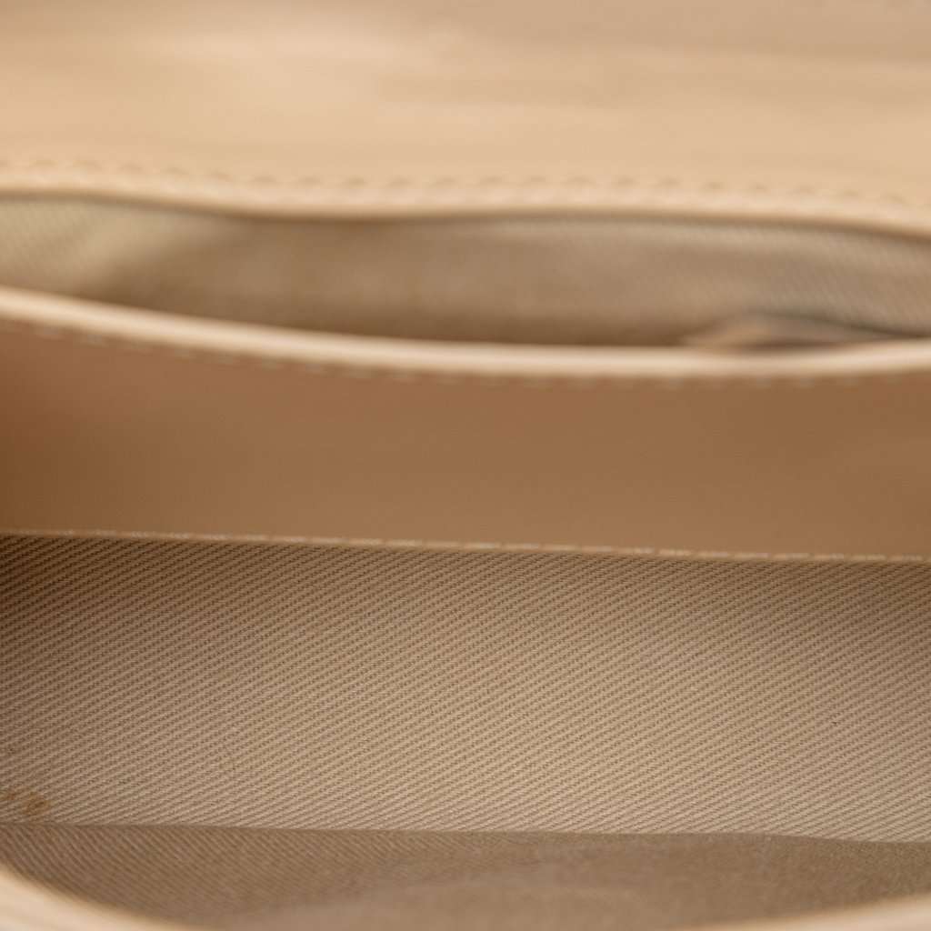 Chloé Mini Calfskin C Satchel Beige Leather Very good condition - Model View