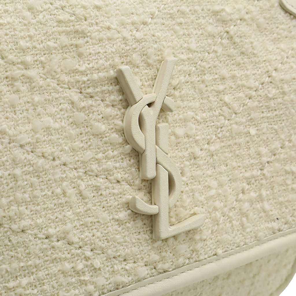Saint Laurent Baby Tweed Niki White Very good - Model View